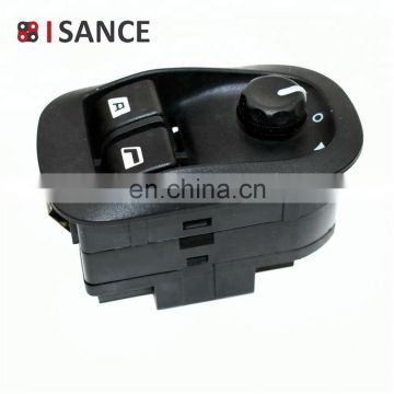 Black Button Left Master Electric Mirror Switch 6554.WA Fit For Peugeot 206 306