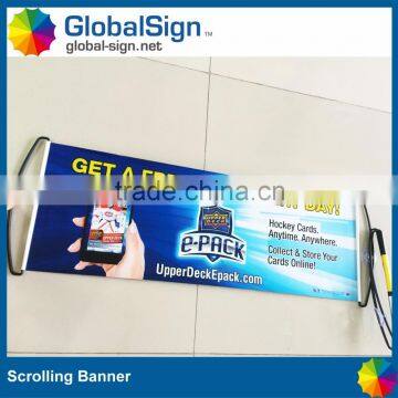 flexible vinyl scrolling banner