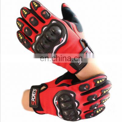 Full finger summer cycling motorcycle half finger long finger cycling gloves hardcase hand guard non-skid motorcycle gloves