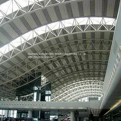 Prefab Steel Structure Space Frame Light Steel Coal Storage photo-4