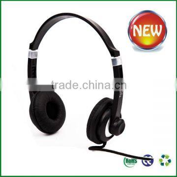 Computer cheap headphone with detachable mic