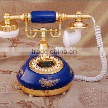 Rotary dial old style telephone