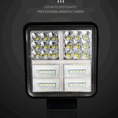 Square 177w high brightness LED automobile refitted working light