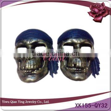 Cheap fashion plastic masquerade skull party face masks