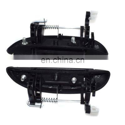 New 2Pcs Outside Door Handle Left & Right Side Black For 02-10 Nissan Platina photo-2