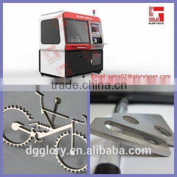 High precision fiber laser cutting machine for thin metal sheet