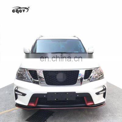 Perfect fitment  wide body kit for Nissa patrol Y62 in nism&o style front bumper rear bumper front lip side skirts and fender