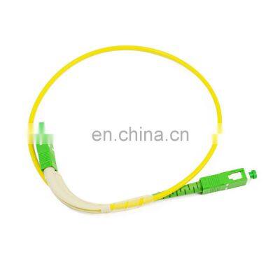 90 degree angle boot SC LC fiber optic patch cord