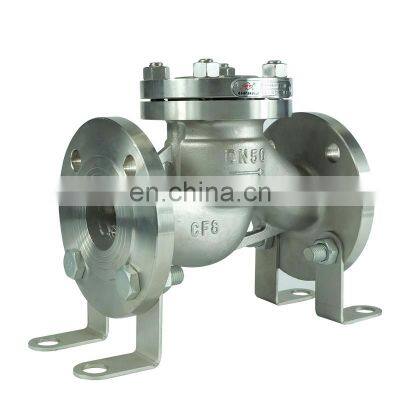 Stainless Steel Big Size Industrial ss Inox Flange One Way Water Valve SUS Non Return Valves Customization Suport photo-2