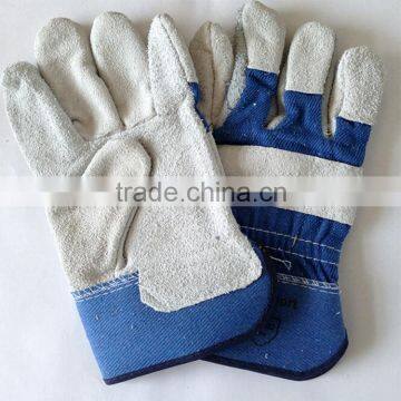 safety leather working gloves with CE EN388