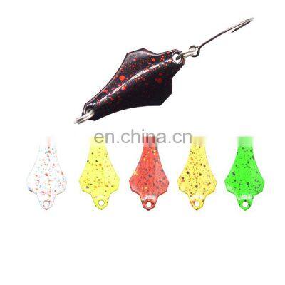 2.5cm 3g Isca Artificial Pesca Trout Area Spoon Hook Metal Fishing Lure Carp Tackle