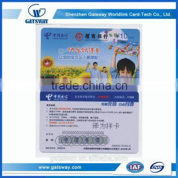 Customized Printing Paper Pvc Offset Printing Plastic Card