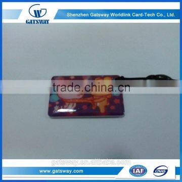 Welcome Custom Plastic Hanging Card