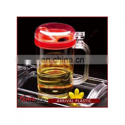 wholesale Plastic cooking oil sauce jar acrylic edible oil dispenser bottle