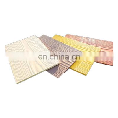 Soundproof Polish Thickness 3Mm Panels Exterior Facade Floor Slab Wood Grain Siding Cement Fiber Boards Exterior Wall Cladding