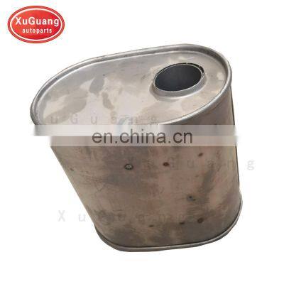 XUGUANG HIGH QUALITY UNIVERSAL RACETRACK SHAPE EXHAUST MUFFLER WITH STAINLESS STEEL MATERIAL photo-3