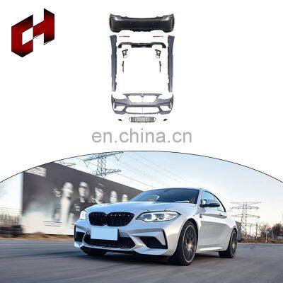 CH Amazon Hot Selling Perfect Fitment Rear Diffuser Side Stepping Led Tail Lamp Retrofit Body Kit For BMW 2 series F22 to M2 CS