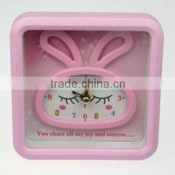 cartoon children plastic table clock