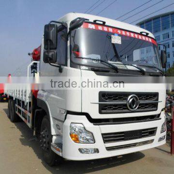 New Dongfeng 6x4 truck mounted 10tons crane SANY