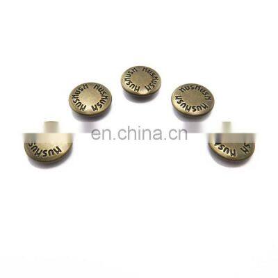 15mm Brass Custom Logo Decorative High Quality Double Rivet photo-5