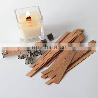 ENO Hot Wholesale DIY candle Wooden Wick for Candle Making