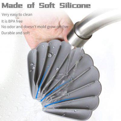 Silicone soap holder shell soap dish soap dish shell soap tray soap dish