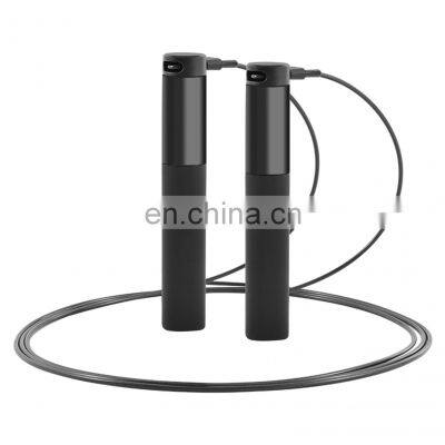 Wholesale Home Gym Workout Equipment Weighted Handle Smart Counting Jump Rope with Calorie Counter Smart jump rope with app