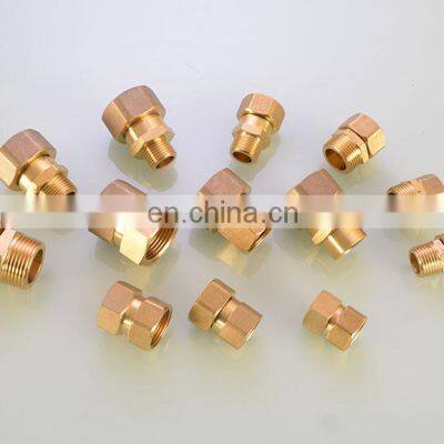 C62 Brass Hose Coupling Connector Push in Tube Fitting Hydraulic Fitting Connector with Machining Service