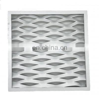 Customization Diamond Shape Hole Expanded steel wire mesh for ceiling tiles