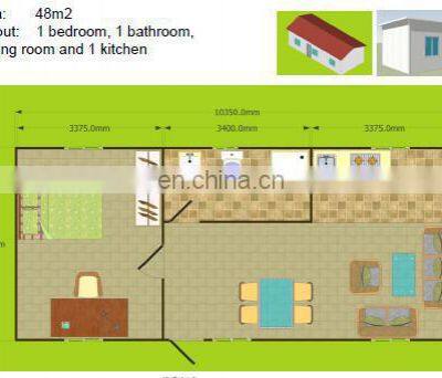 Low Cost and High Quality Container Smart House Construction Design Steel Frame Structural Warehouse for Sale photo-5