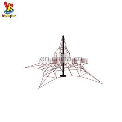 Rope Pyramid Outdoor Playground Spider Web Rope Fitness Playground