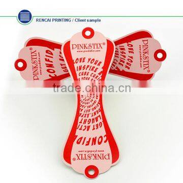 Decorative Cardboard Printed Hang Tags / Custom Labels For consumers