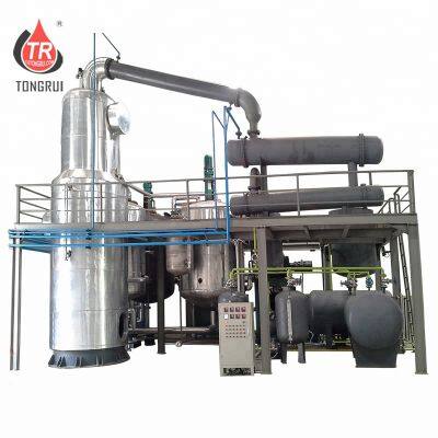 industrial oil filtration used engine oil to base oil distillation machine