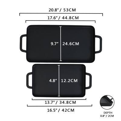 Stove Top Double Burner Carbon Steel Flat Griddle Manufacturer photo-2