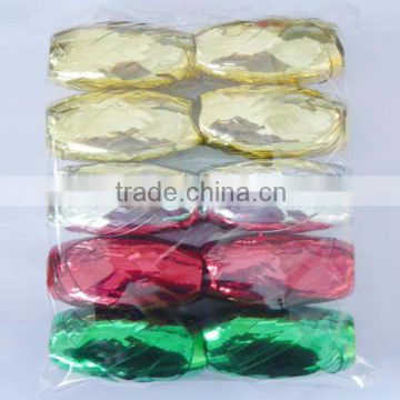 plastic ribbon egg for making pull bow/ star ribbon bow