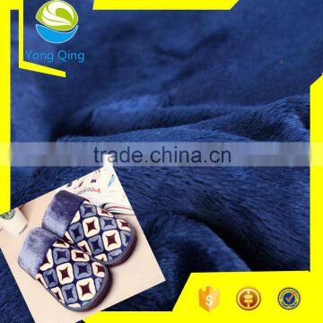 Polyester tricot warp knitted velboa fabric