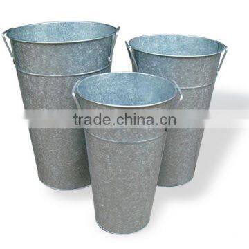 High quality best selling eco friendly Round Zinc flower vase from Viet Nam