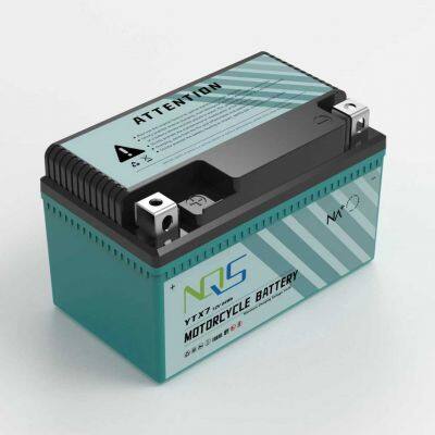 sodium ion motorcycle battery 12V high rate discharing YTX7-1270 7AH  YTZ5S YTZ10S High CCA 280A Powersports battery