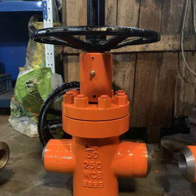CHVJ Canghai Valve High Pressure Welded Slab Gate Valve Z63Y-160/250 Slab Gate Valve Welding Oilfield Wat