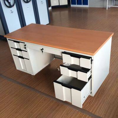 Modern Steel Office Desk Office Metal Computer Table photo-4