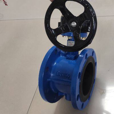 Factory BS D341X DN50-DN800 Ductile Iron Cast Steel WCB GGG50 Hard Seal Double Eccentric Flange Butterfly Valve photo-6