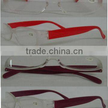 PC one-piece reading glasses