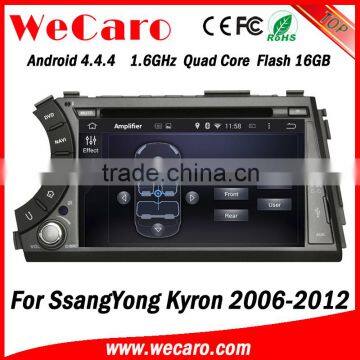 Wecaro WC-SY7020 7" Android 4.4.4 WIFI 3G Touch Screen Car Dvd Player for Ssangyong Kyron Dvd Radio Gps Navigation 2006 - 2012 photo-5