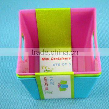 Storage Box for Ice Decorative Storage Box Plastic Bucket photo-3