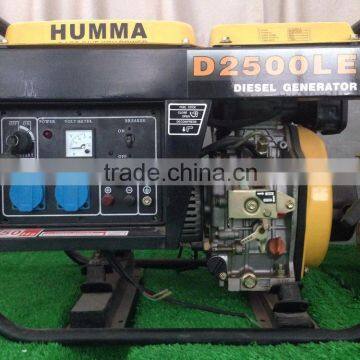 Kingchai 2.5KW portable Diesel generator single phase with D178F diesel engine