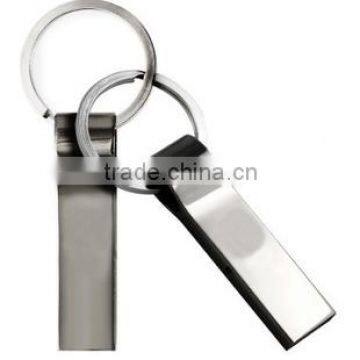 16gb metal silver usb 3.0 flash drives with keychain