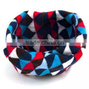 Hot Selling Cute Lovely Triangle Knitting Fashion Baby Winter Scarf photo-3