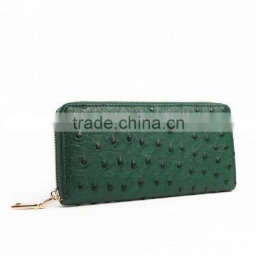 2016 Minandio Custom lady new style genuine ostrich leather wallet for sale