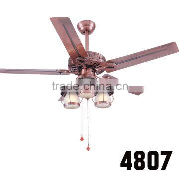 Hand Pull Brass Yellow Light Ceiling Fans Contemporary Sale