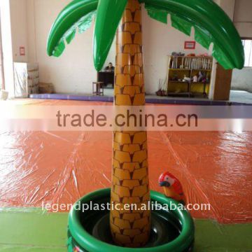 pvc inflatable coconut tree wine pool cooler